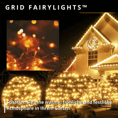 Outdoor Solar Net Light Copper Wire IP44
