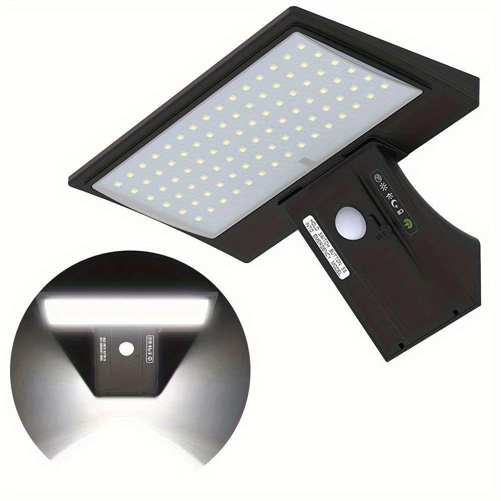 Outdoor Solar Wall Light Motion Sensor USB Backup Weatherproof