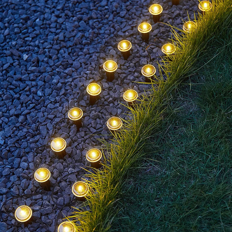 Outdoor String Lights Solar Automatic Dusk Sensor Weatherproof