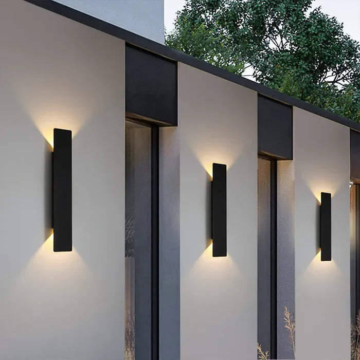 Outdoor Wall Light Architectural Up & Down Aluminum IP65 Weatherproof