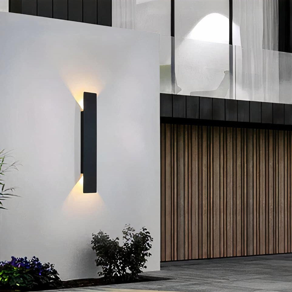 Outdoor Wall Light Architectural Up & Down Aluminum IP65 Weatherproof