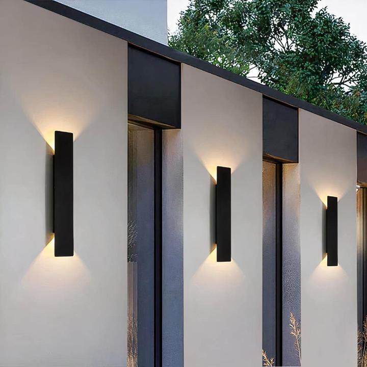 Outdoor Wall Light LED Up-Down Beam IP65 Aluminum