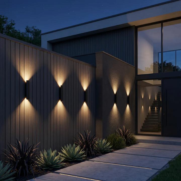 Outdoor Wall Light LED Up-Down Beam IP65 Aluminum