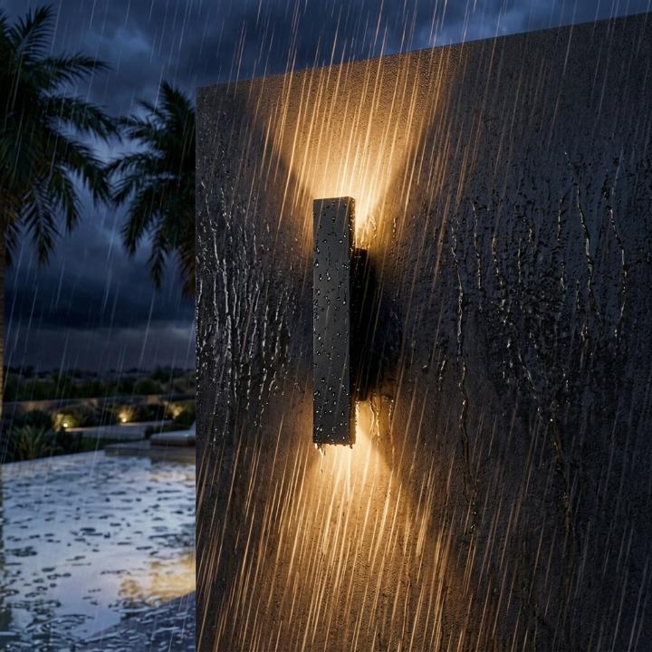 Outdoor Wall Light LED Up-Down Beam IP65 Aluminum