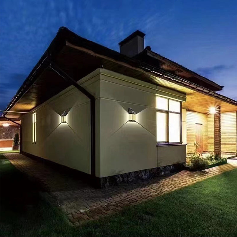 Outdoor Wall Light Solar Motion-Activated Weatherproof