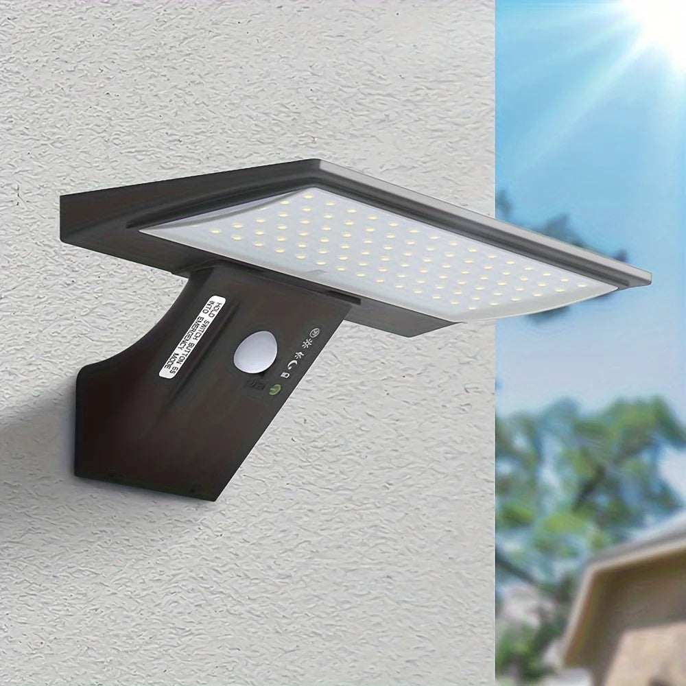 Outdoor Wall Light Solar Motion Sensor USB Backup