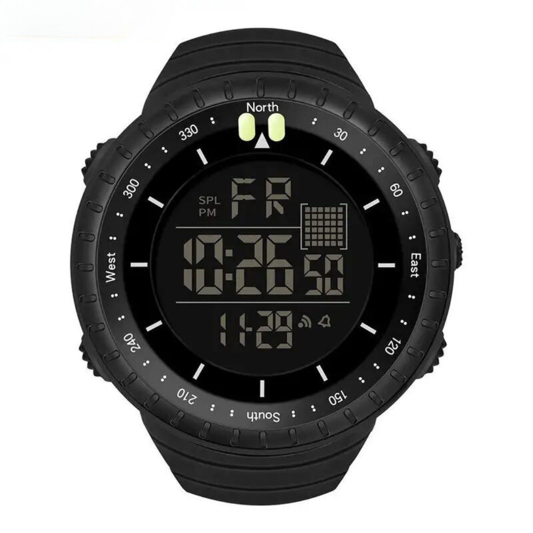 Outdoor Watch Digital Compass 50m Water-Resistant