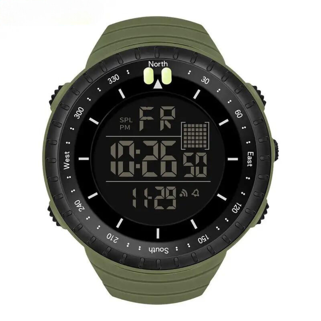 Outdoor Watch Digital Compass 50m Water-Resistant