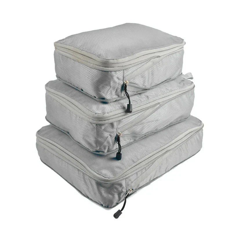 Packing Cubes Compression Nylon Mesh Set of 3
