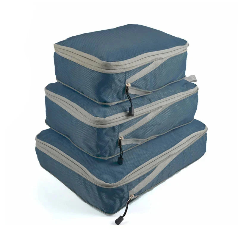 Packing Cubes Compression Nylon Mesh Set of 3