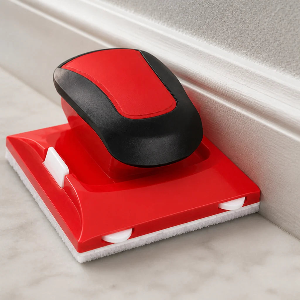 Paint Edger Tool Ergonomic Swivel Handle Washable Microfiber Pad
