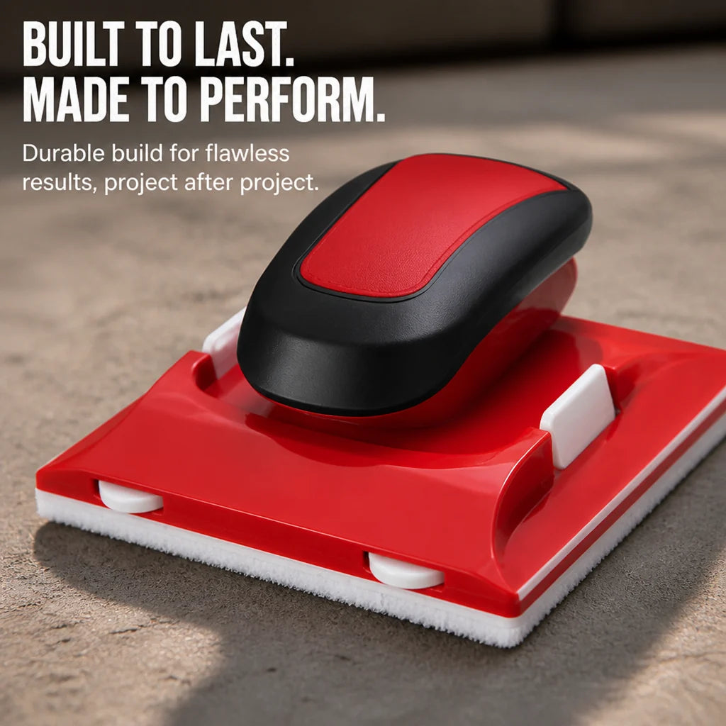 Paint Edger Tool Ergonomic Swivel Handle Washable Microfiber Pad