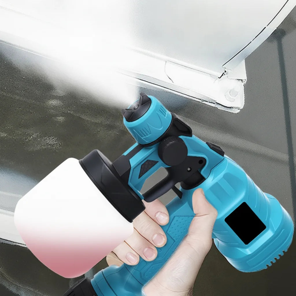 Paint Sprayer Cordless Lithium Streak-Free Adjustable Nozzle