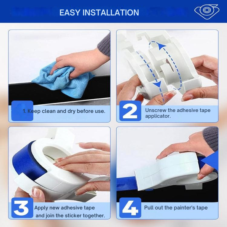 Painters Tape Applicator Precision Roller & Cutter