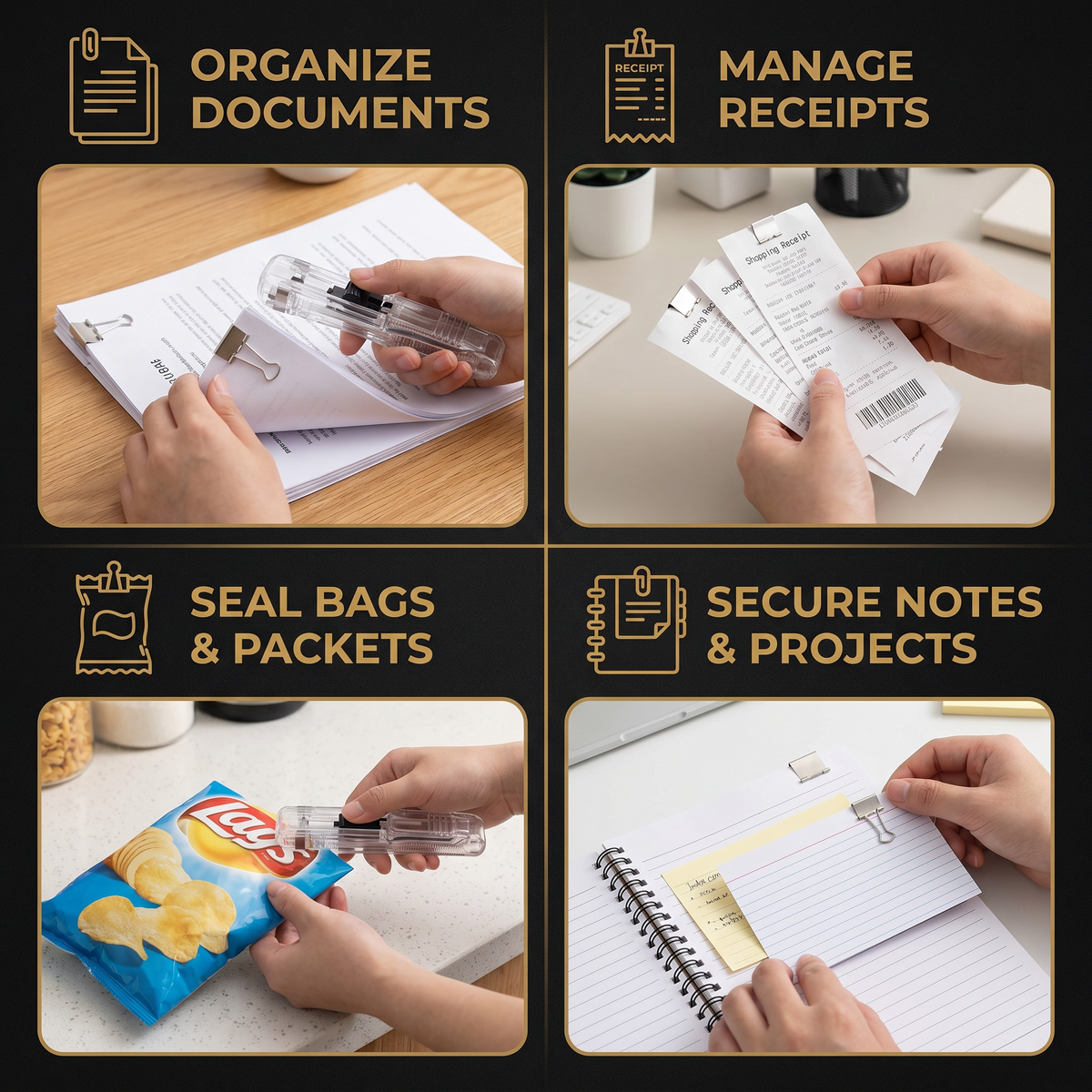 Paper Clip Rust-Resistant Precision Spring Gentle Grip