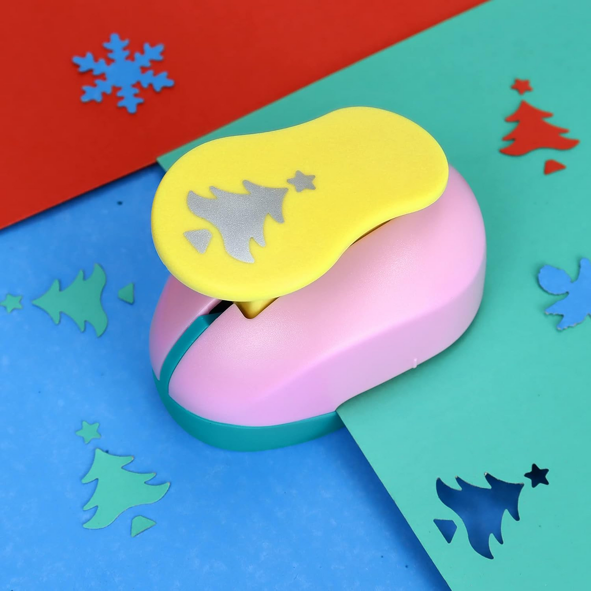 Paper Punch Set 15 Shapes Cuts Paper, Felt & Foil