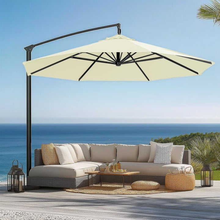 Parasol Cover Water-Repellent Vented Fits 6 Or 8 Ribs