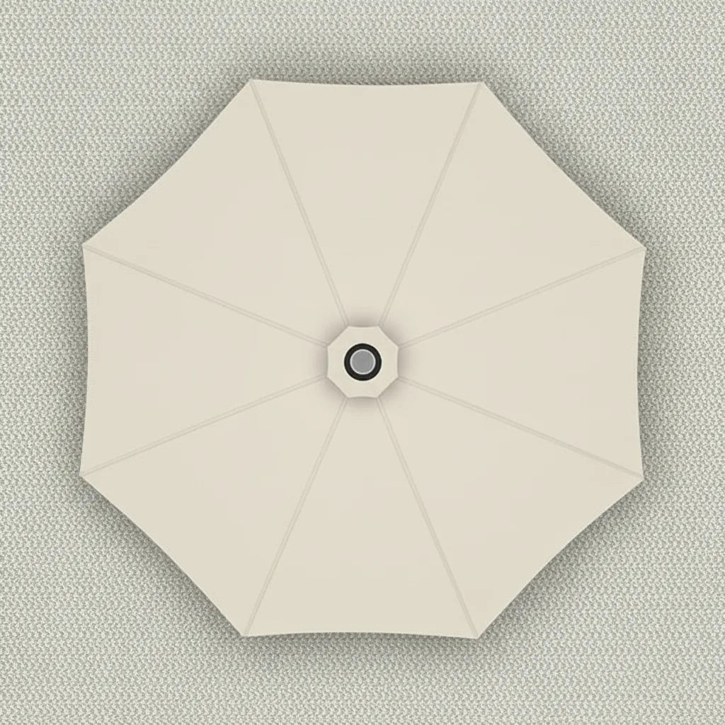 Parasol Cover Water-Repellent Vented Fits 6 Or 8 Ribs