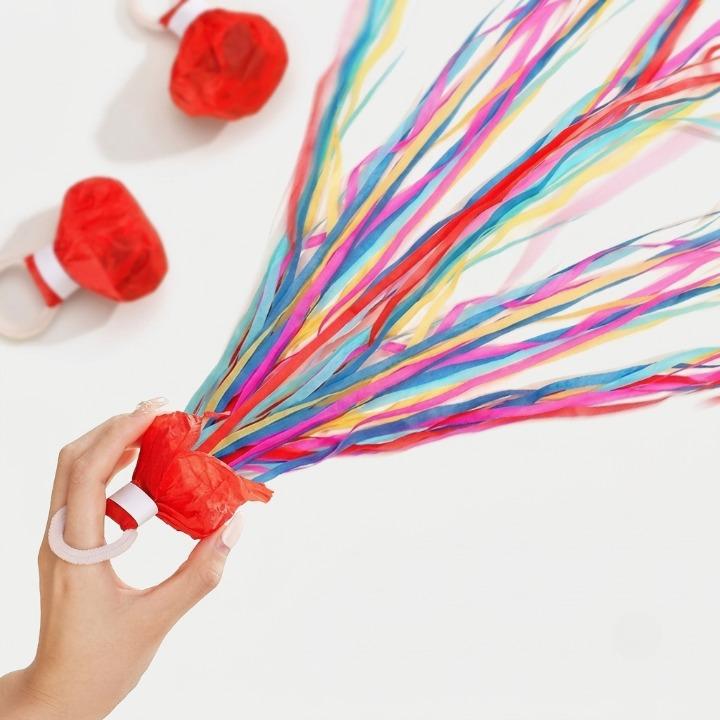 Party Streamers Biodegradable Silent & Residue-Free 10 Pieces