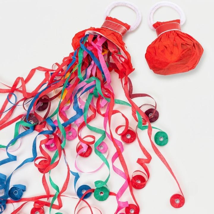 Party Streamers Biodegradable Silent & Residue-Free 10 Pieces