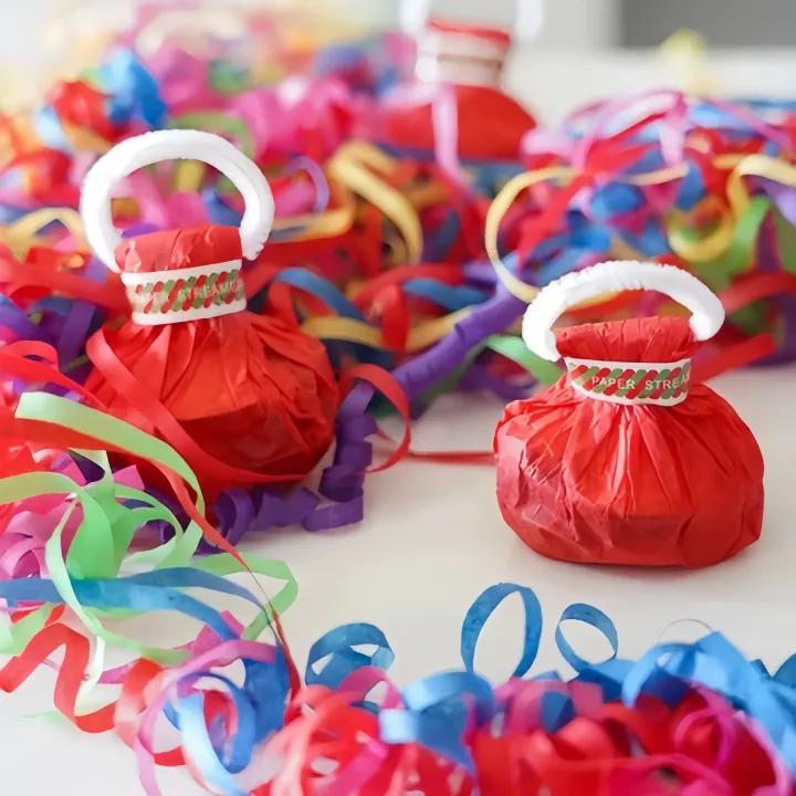 Party Streamers Biodegradable Silent & Residue-Free 10 Pieces