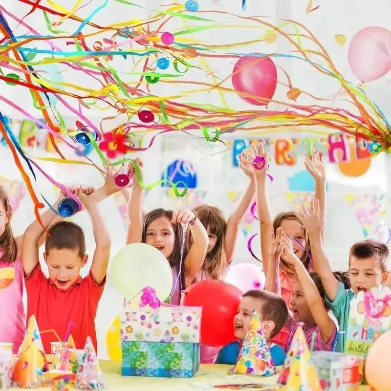 Party Streamers Biodegradable Silent & Residue-Free 10 Pieces