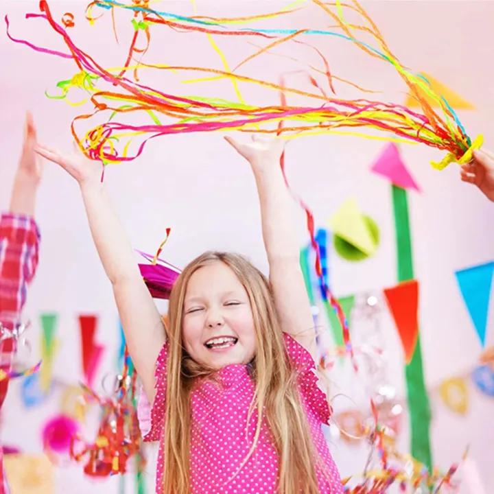 Party Streamers Biodegradable Silent & Residue-Free 10 Pieces