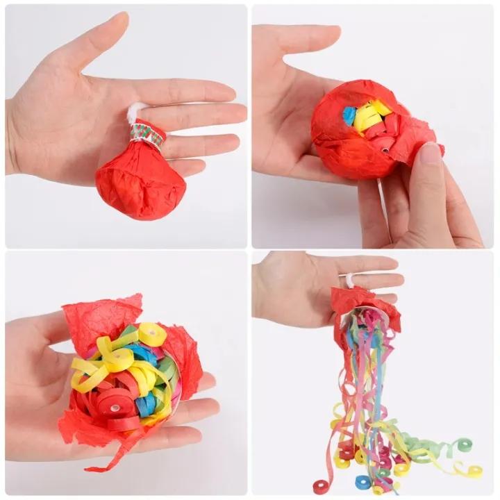 Party Streamers Biodegradable Silent & Residue-Free 10 Pieces
