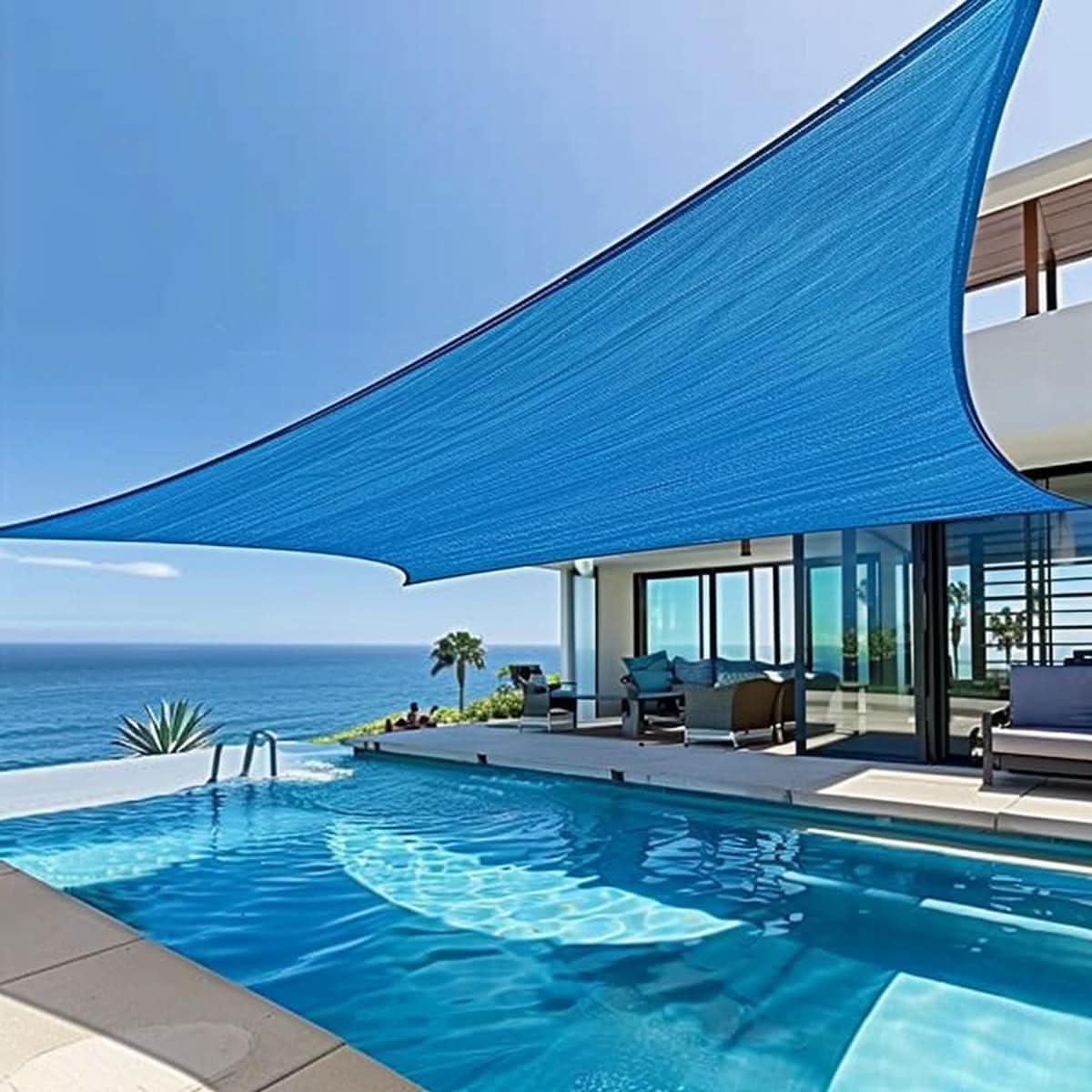 Patio Shade Sail UV-Resistant Tear-Resistant 3×4 m