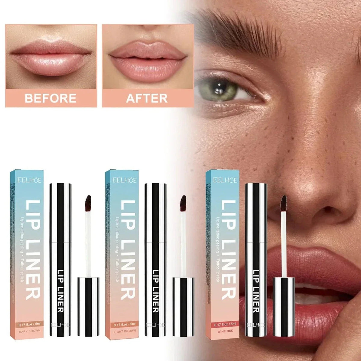Peel Lip Liner Long-Lasting Matte Nourishing