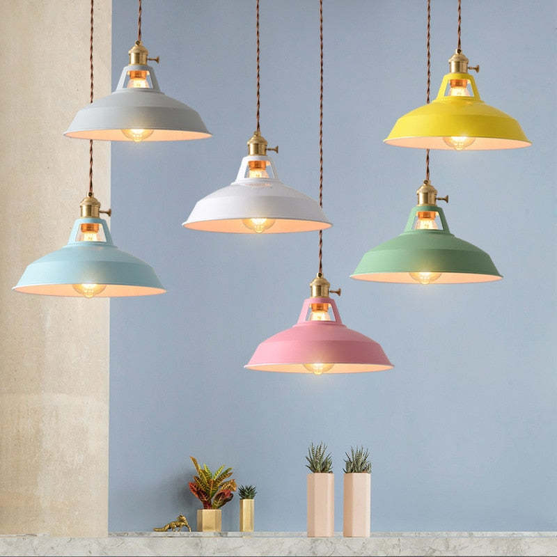 Pendant Light 10.6 Inch Wide Metal Shade