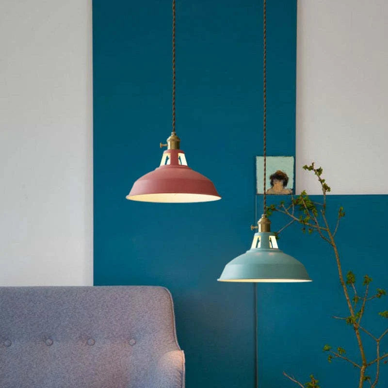 Pendant Light 10.6 Inch Wide Metal Shade