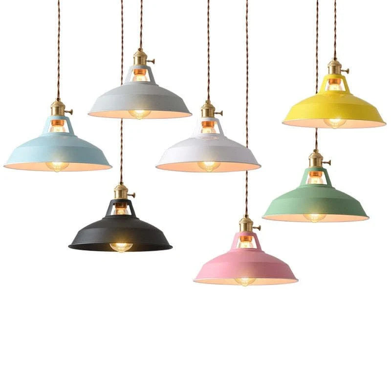 Pendant Light 10.6 Inch Wide Metal Shade
