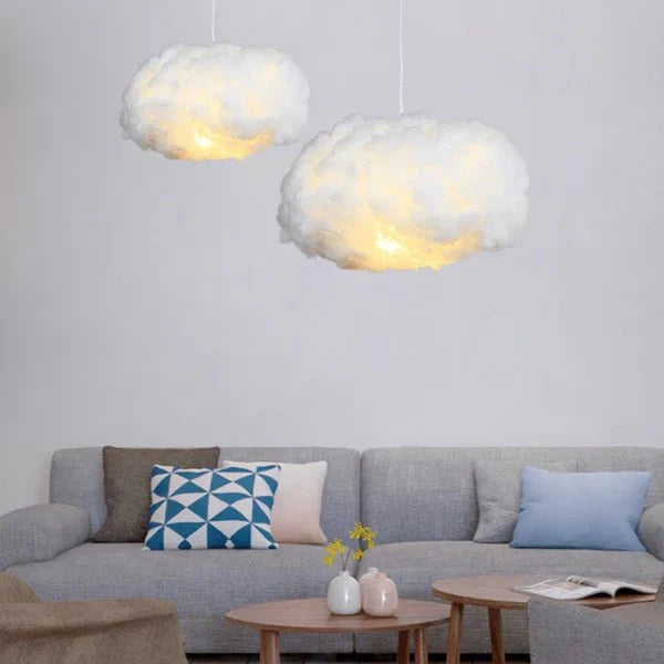 Pendant Light Cloud Shape Warm White LED