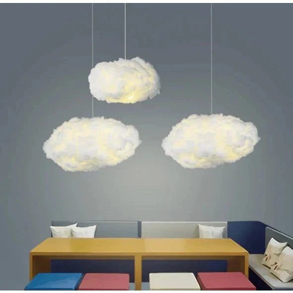 Pendant Light Cloud Shape Warm White LED