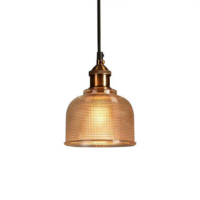 Pendant Light Colored Glass Adjustable Cable