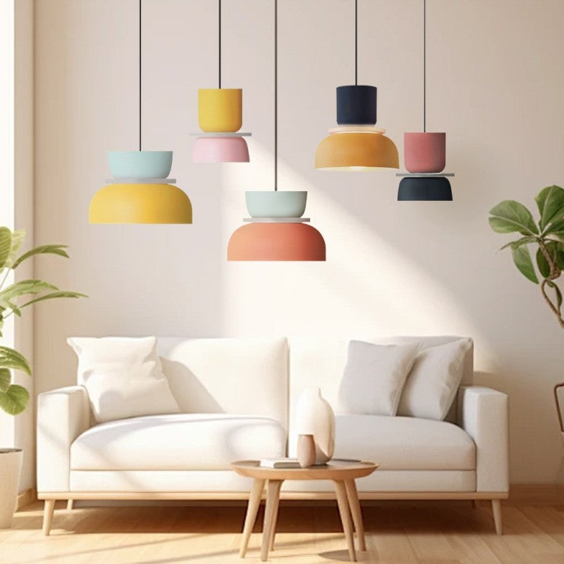 Pendant Light Height-Adjustable Warm Diffused E27 Socket