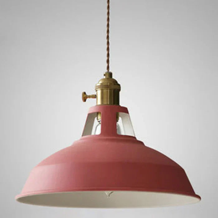 Pendant Light Industrial Metal Shade Adjustable Chain