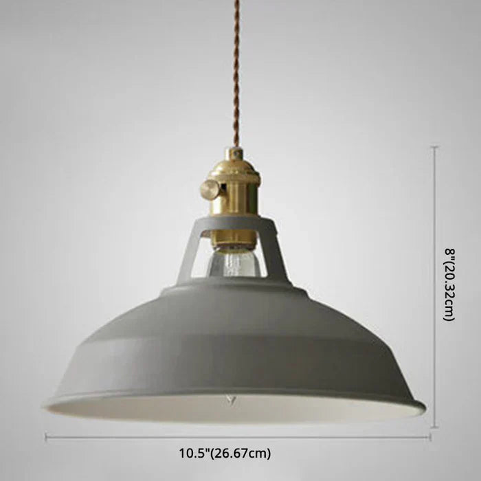 Pendant Light Industrial Metal Shade Adjustable Chain