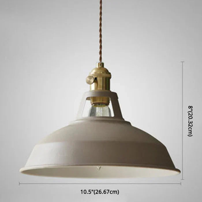 Pendant Light Industrial Metal Shade Adjustable Chain