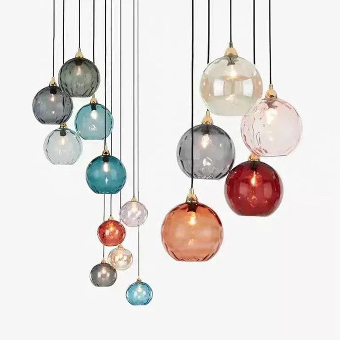 Pendant Light Mouth-Blown Glass Adjustable Color Temperature