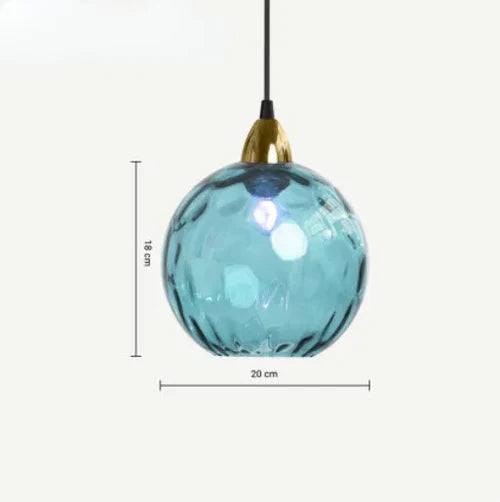 Pendant Light Mouth-Blown Glass Adjustable Color Temperature
