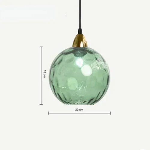 Pendant Light Mouth-Blown Glass Adjustable Color Temperature