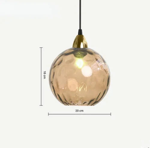 Pendant Light Mouth-Blown Glass Adjustable Color Temperature