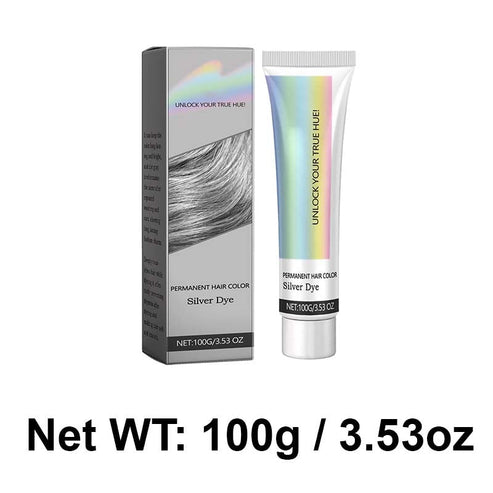 Permanent Hair Color Silver Gray Neutralizes Yellow