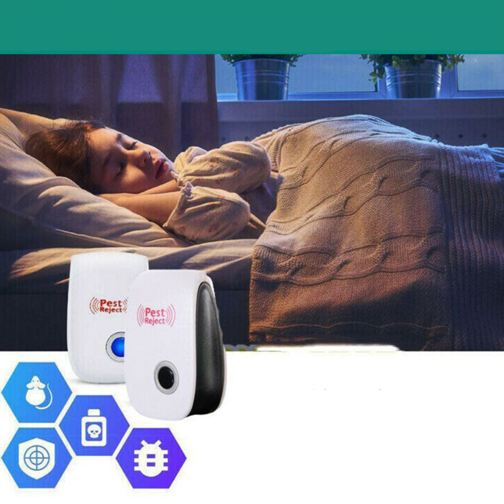 Pest Repeller Ultrasonic Chemical-Free 108 To 807 Square Feet