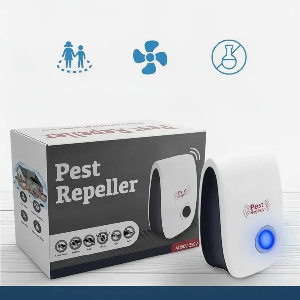 Pest Repeller Ultrasonic Plug-In Child & Pet Safe