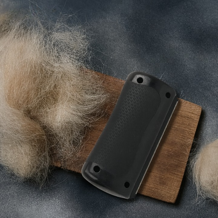 Pet Brush Sawtooth Metal Teeth & Soft Bristles