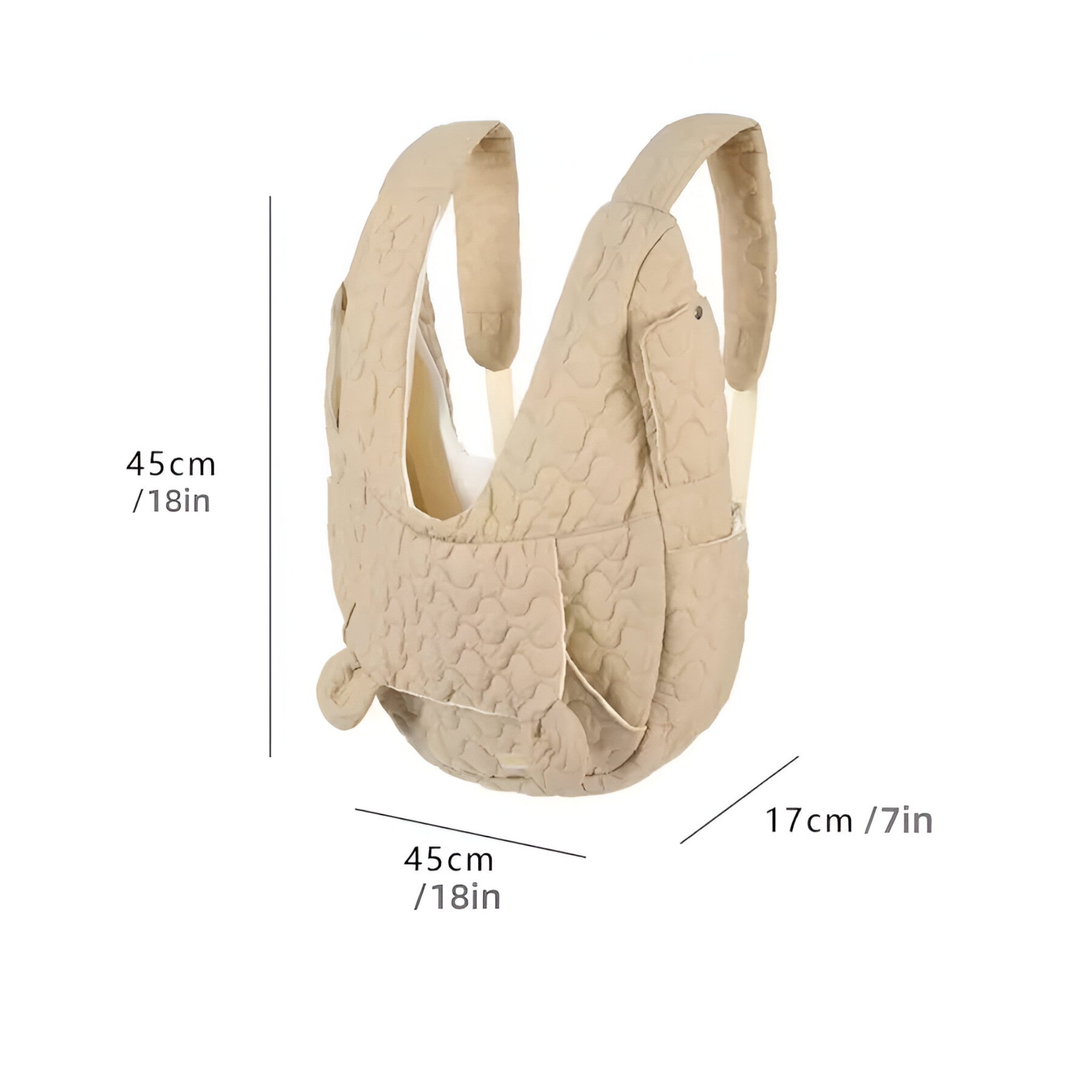 Pet Carrier Backpack Water-Repellent Oxford Up to 22 lb