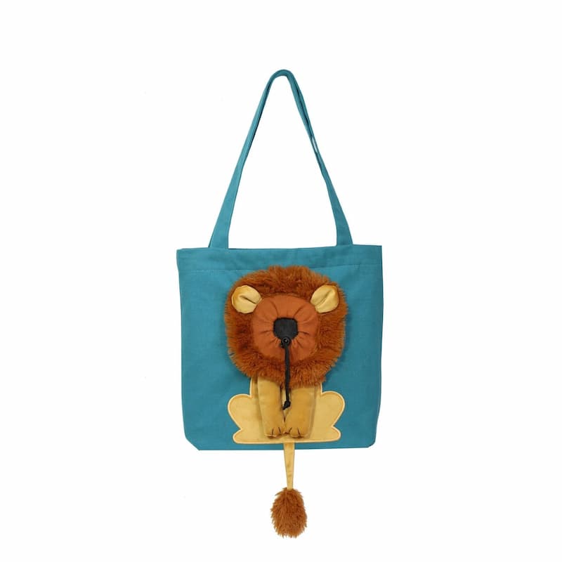 Pet Carrier Head-Opening Ventilation Cotton Canvas Safety Buckle